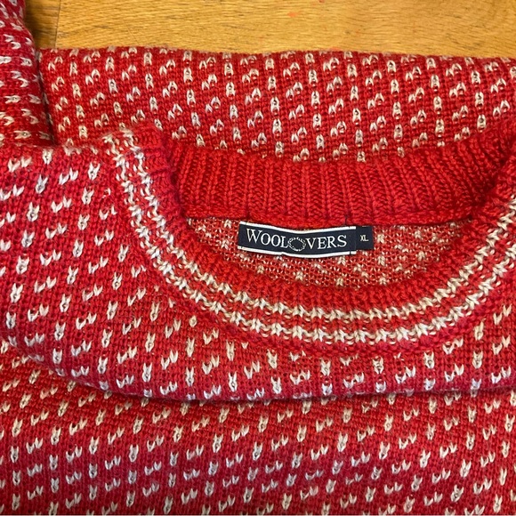 Wool Overs 100% British Wool Knit Pullover Sweater XL - Picture 4 of 8